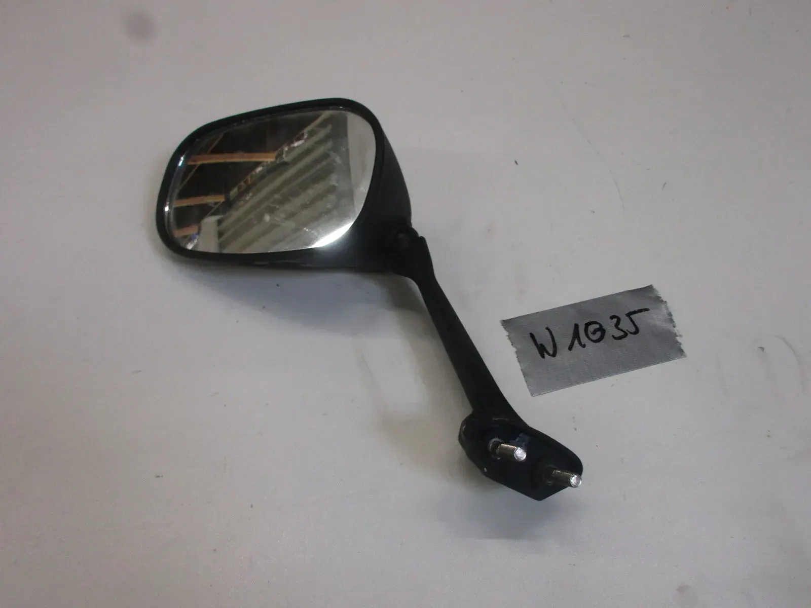 Spiegel links W1035. Yamaha YZF-R1 e13 Rückspiegel Original mirror 000457 - Bild 1