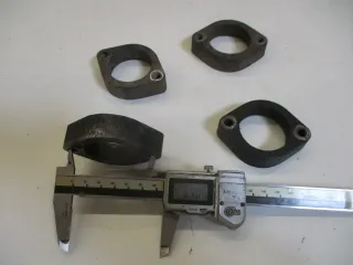 Auspuffschelle Krümmer 1. Kawasaki GPZ 550 UT ZX 550 A Auspuffhalter Flansch - Bild 1