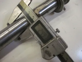 2. BMW K 100 RS RT, LT Steckachse 25 mm Achse vorne axle front - Bild 2