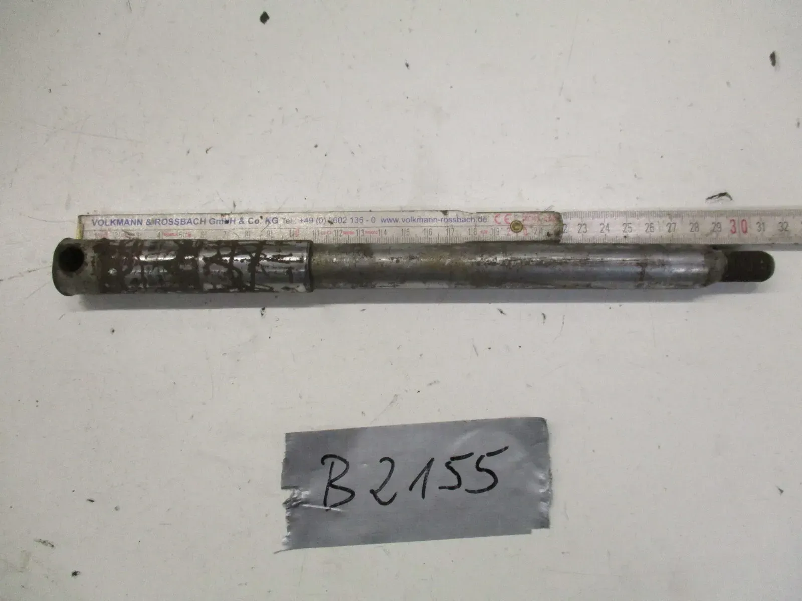 Steckachse Achse vorne B2155 BMW MZ EML DNEPR Felge 310x20mm Vorderradachse Bolz - Bild 1