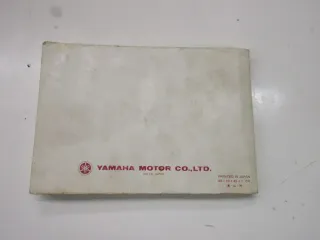 Betriebsanleitung Fahrerhandbuch 51J-28199-80 Owner´s Manual Yamaha XJ 600 - Bild 6