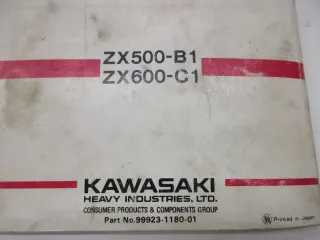 Handbuch Betriebsanleitung Anleitung 99923-1180-01 Kawasaki GPX 500 R GPX 600 R - Bild 4
