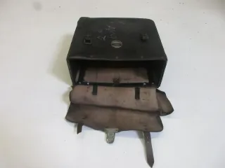 B149 Wehrmacht Ledertasche Seitentasche Gepäcktasche Koffer Zündapp BMW DKW NSU - Bild 9
