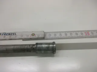 5. Kawasaki GPZ 600 R ZX600A Steckachse vorne 15 mm Achse Vorderrad Felge - Bild 2