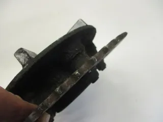 12. Suzuki GS 500 E GM51B Kettenradträger Antrieb Felge hinten Antriebsträger - Bild 3