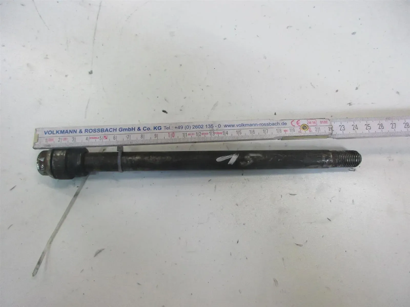 Steckachse vorne Achse Yamaha XV 700_750 SE Virago Vorderrad Axle Felge Wheel - Bild 1