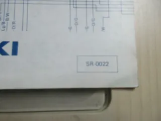 Suzuki Schaltplan Elektronik Handbuch Diagram SR-0022 Wiring 1980 (2/2) - Bild 3