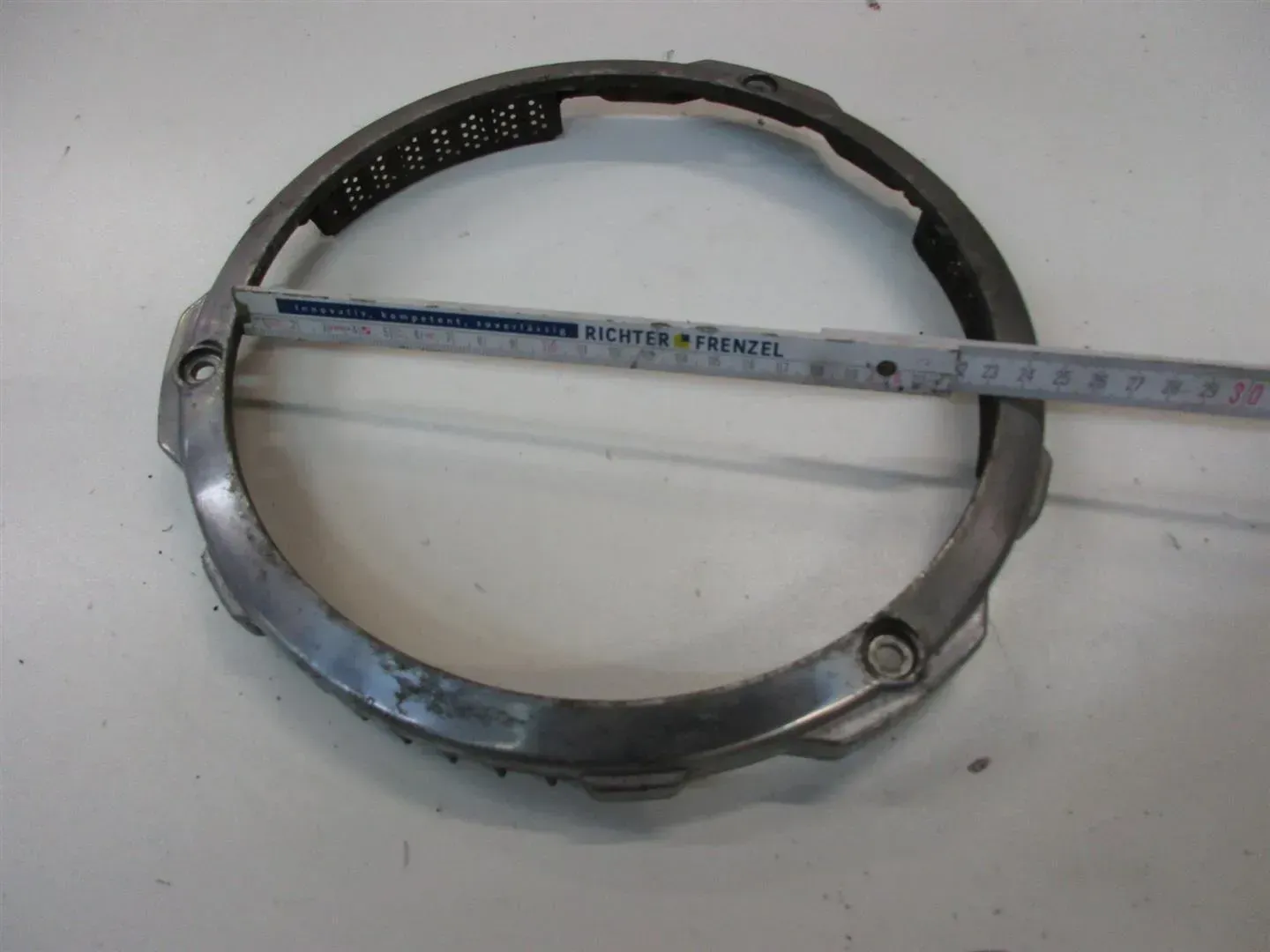 HONDA VT 500 E PC11 VERKLEIDUNG BREMSSATTEL SCHUTZ CHROMBLENDE BREMSSATTELSCHUTZ - Bild 1