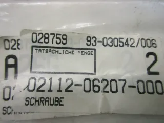 A420. Suzuki GT 750 GS 1000 Schraube M6 x 20 Motor Ölpumpe 02112-06207 - Bild 3