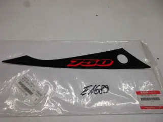 E1689. Suzuki GSX-R 750 Aufkleber Dekor 68135-35F70-LV8 Verkleidung rechts Emblem - Bild 2