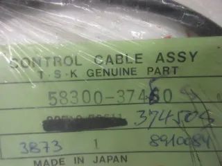 E1336 Suzuki DR 500 S Gaszug Gaszugseil 58300-37450 bowdenzug throttle cable - Bild 4
