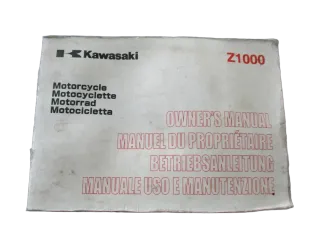 Kawasaki Z 1000 ZR1000-A Bedienungsanleitung Fahrerhandbuch Handbuch Bordbuch - Bild 1