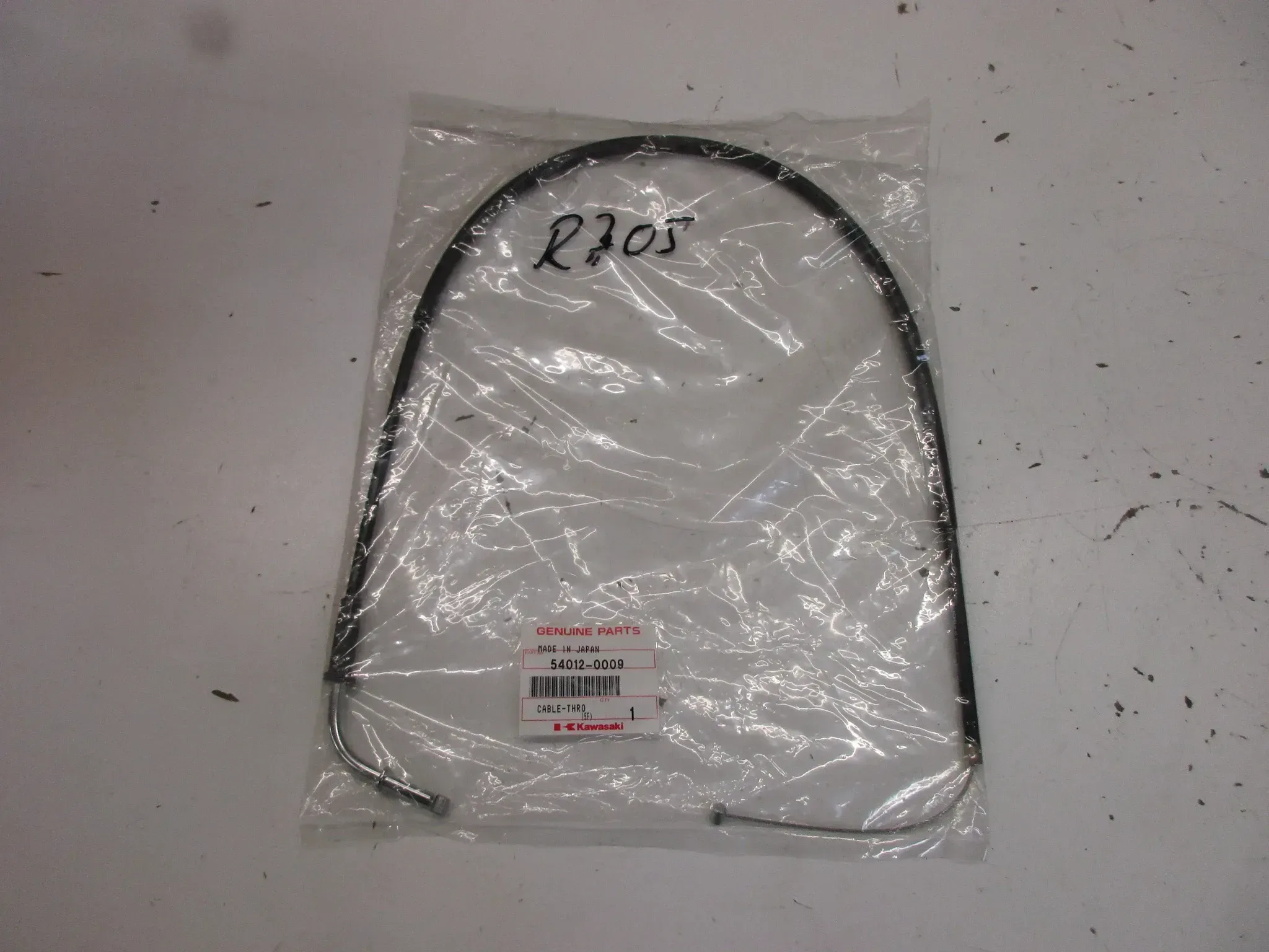 R705 Kawasaki ZR 550_750 Zephyr Gaszugseil schließer 54012-0009 bowdenzug Motor throttle - Bild 1