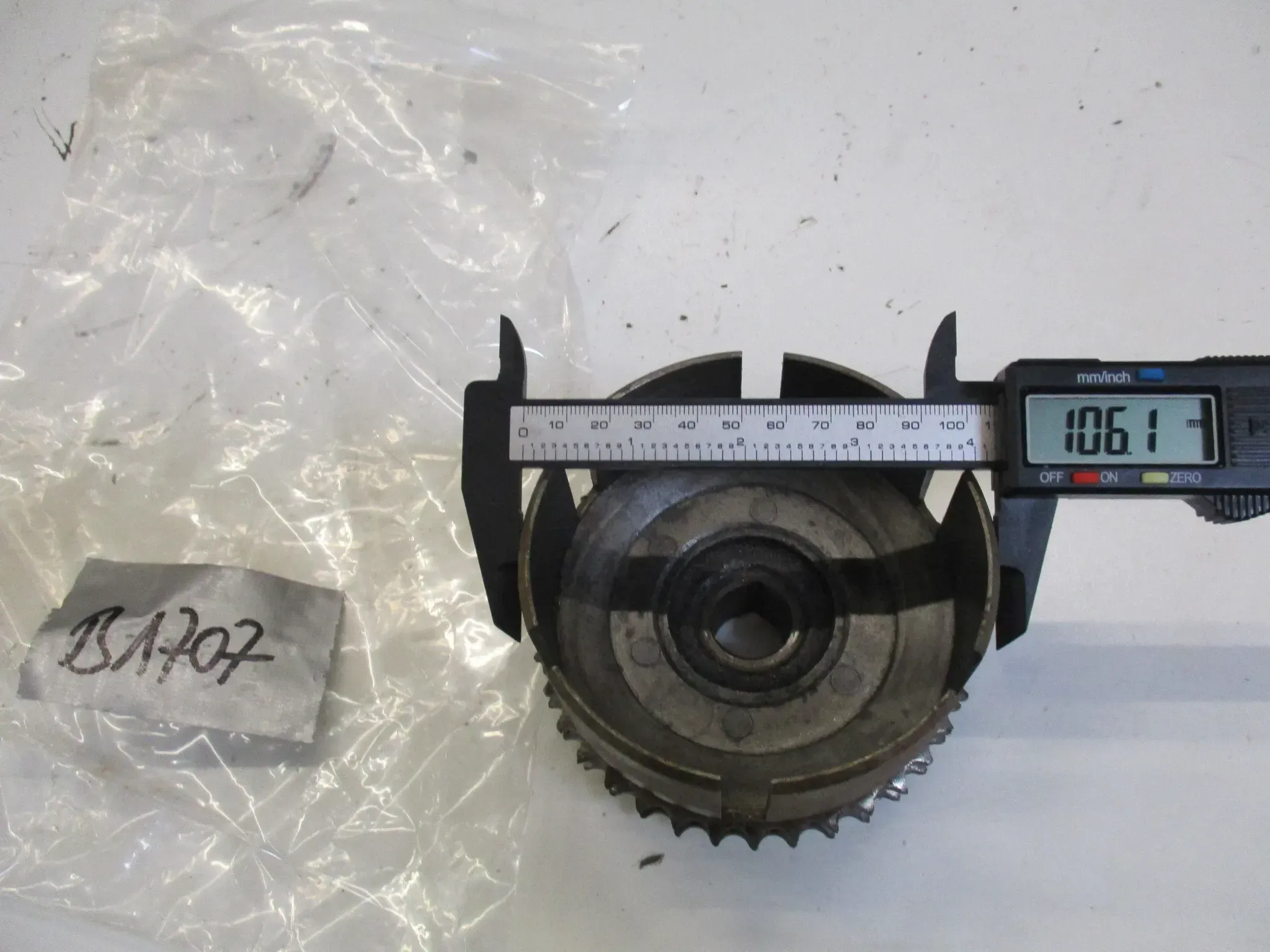 Kupplungskorb Kupplung B1707 MZ TS_ES 125_150 Kupplungsgehäsue Motor clutch - Bild 1