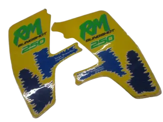 Aufkleber K47 Suzuki RM 250 Slingshot Dekor Tank Seite links rechts - Bild 2