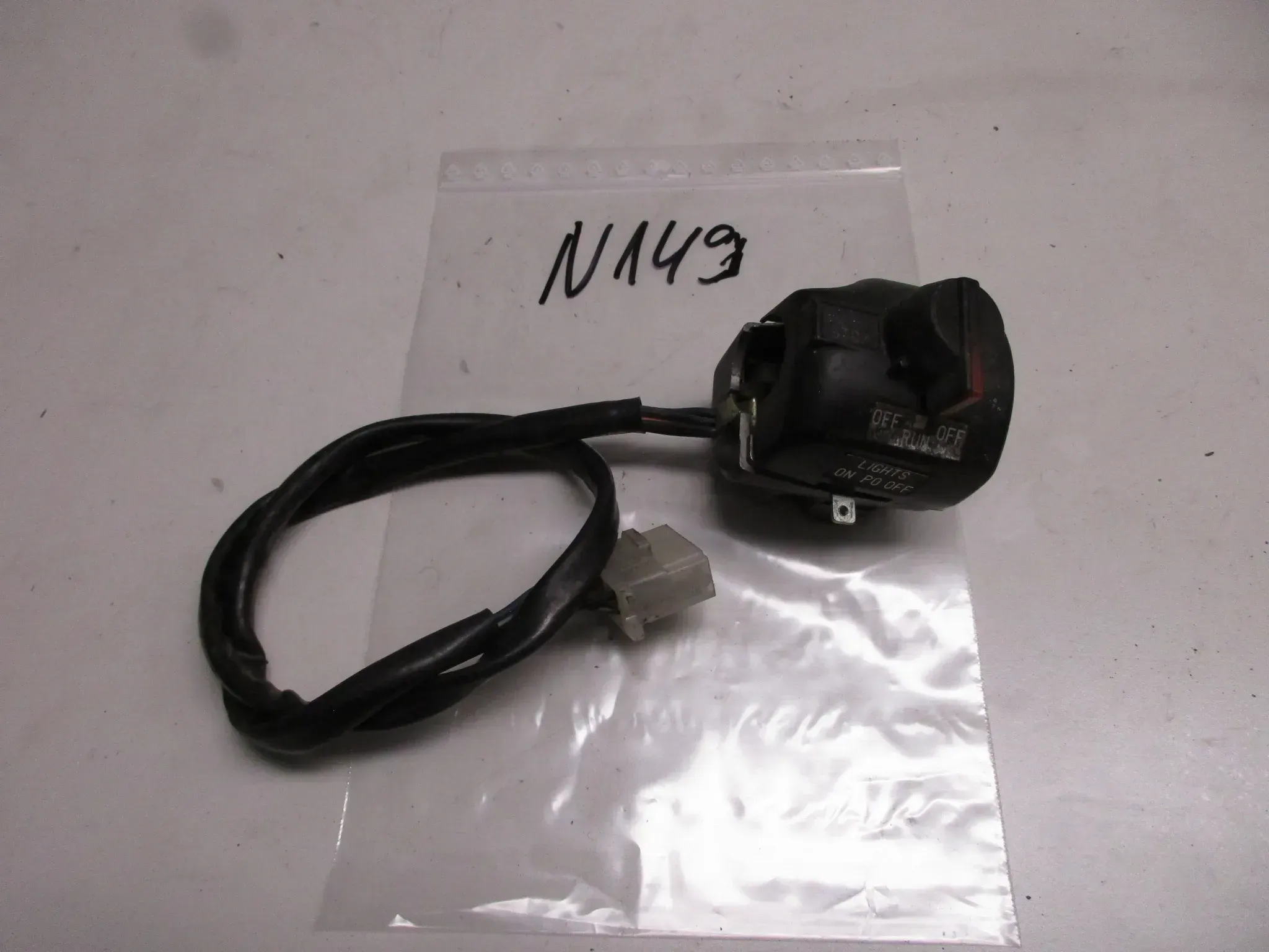 N149 Yamaha RD 250 LC 4L1 Lenkerschalter rechts Armatur Lenker switch - Bild 1