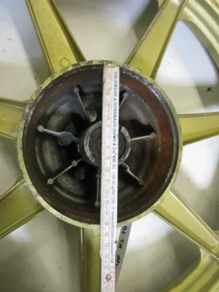 H9. Zündapp KS 50 WC Felge vorne Vorderrad 1,6 x17 Zoll Typ A wheel - Bild 6