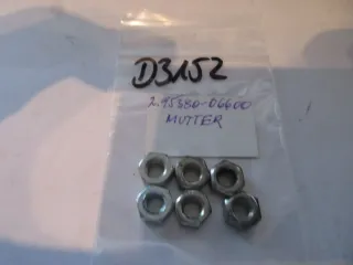 D3152 Yamaha FZR 1000 TDM 850 Mutter Verkleidung 95380-06600 Schraube Nut - Bild 1
