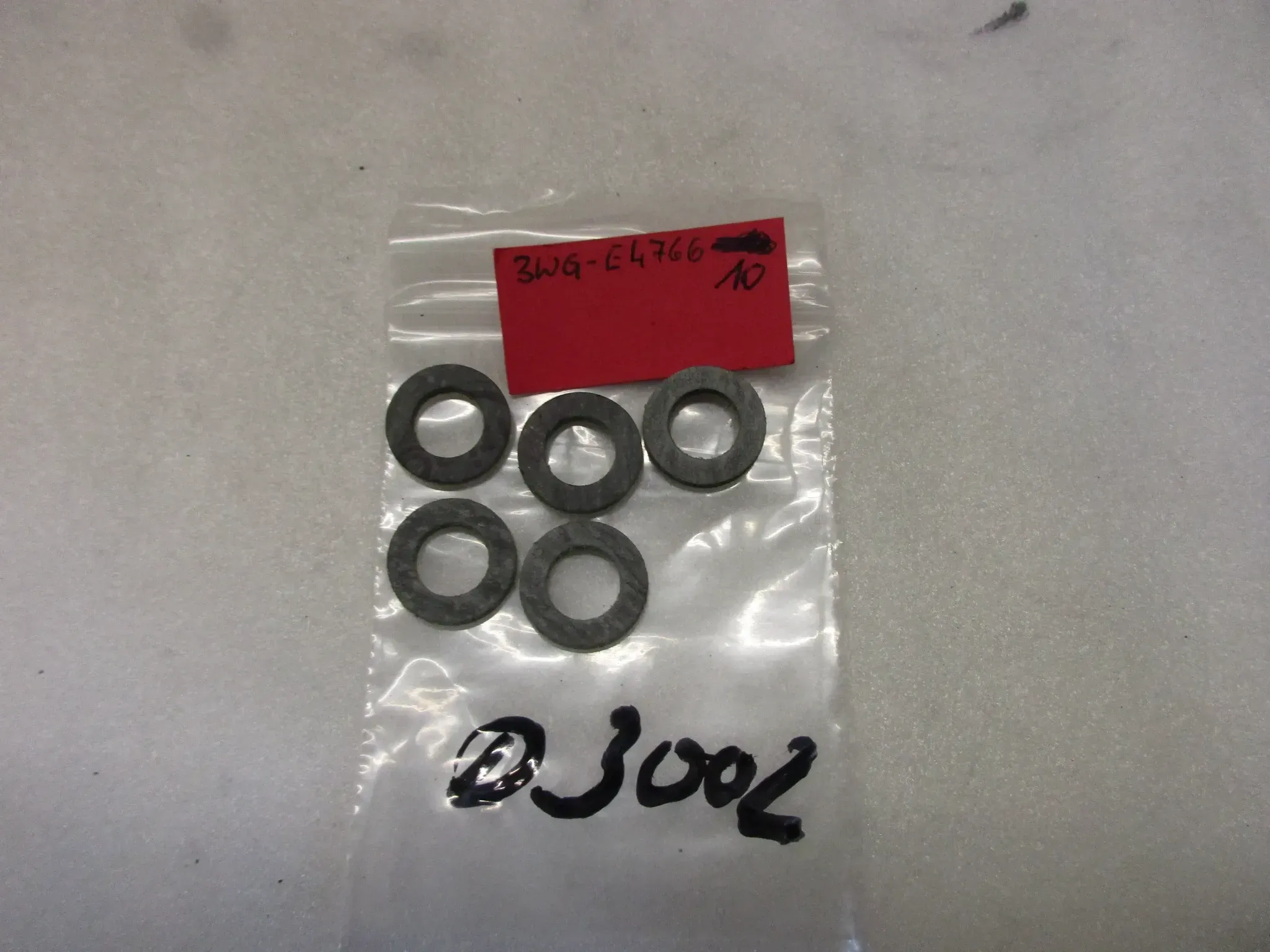 D3002 Yamaha YQ 50 YN 50 Dichtung Unterlegescheiben Auspuff 3WG-E4766-10 Rahmen - Bild 1