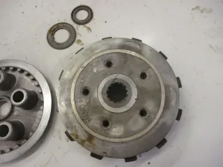 1. Kawasaki EN 500 EN500A Kupplung Kupplungskorb klein Lamellen Stahllamellen - Bild 4
