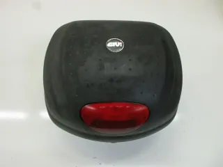 1. Kawasaki KLR 250 D KL Topcase mit Kofferhalter Koffer Gepäckkofer Givi - Bild 3