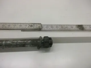1. Kawasaki GPZ 305 EX305A Steckachse vorne 15 mm Achse Vorderrad Felge axle - Bild 2