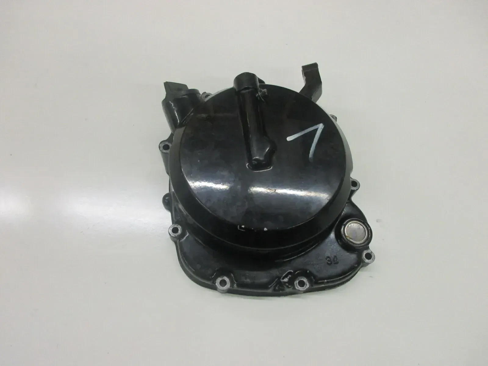 5. Kawasaki GPZ 600 R ZX600A Kupplungsdeckel (1) rechts Motor Motordeckel clutch - Bild 1