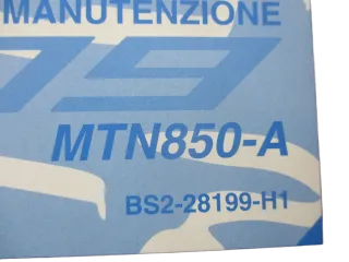 Yamaha MT-09 MTN850-A Tracer #1 uso e manutenzione Bedienungsanleitung - Bild 2