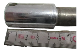 O. Yamaha XS 750 Typ 1 T 5 Steckachse hinten Achse Hinterrad Felge 20 mm - Bild 5