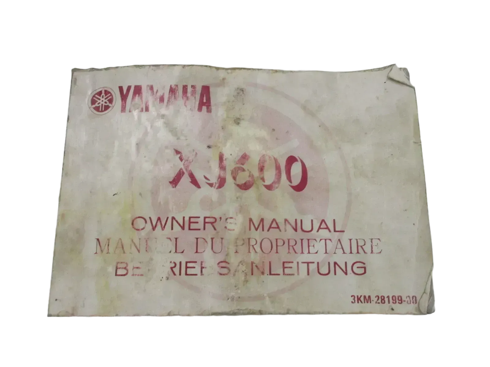 Betriebsanleitung Fahrerhandbuch 3KM-28199-00 Owner´s Manual Yamaha XJ 600 - Bild 1