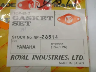 D3841 Yamaha XT 600 Z Dichtung Dichtungssatz Motordichtung Motor seal - Bild 2