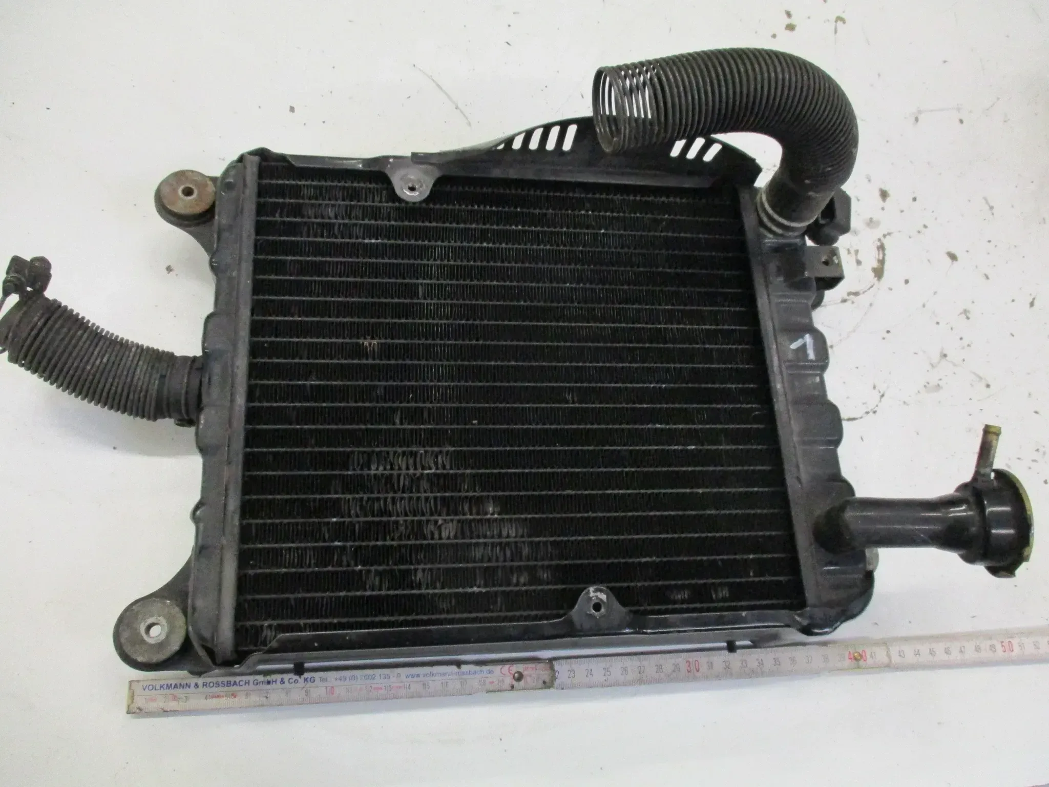 3. Honda GL 1100 SC02 Goldwing Kühler #1 Wasserkühler 022000-4150 radiator cooler - Bild 1