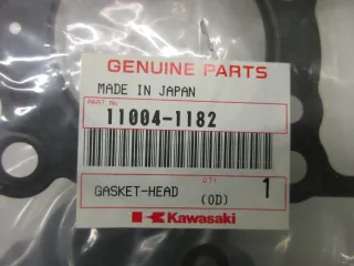 A1604 Kawasaki ZXR 400 H Zylinderfußdichtung Motor 11004-1182 Original gasket - Bild 4