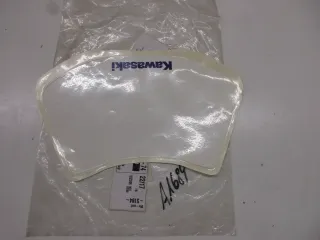 A1684 Kawasaki KLX 250 A Aufkleber Verkleidung Emblem vorne 56061-1044 Dekor Original - Bild 3
