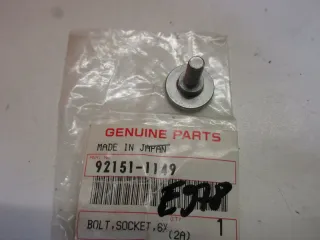 E978. Kawasaki ZRX 1100 ZR1100 Schraube Verkleidung 92151-1149 Bolzen M6 bolt - Bild 1