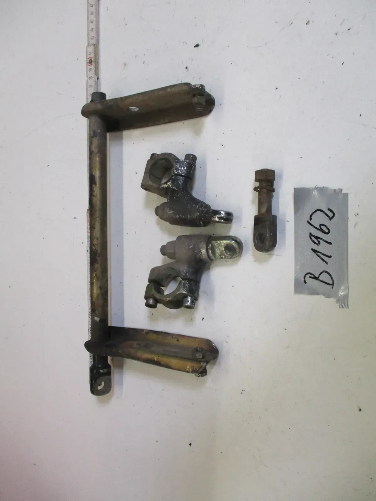 Flachkopf 355x20 mm B1962 BMW Steib Adler MZ Schiene Stange Seitenwagen Beiwagen - Bild 1
