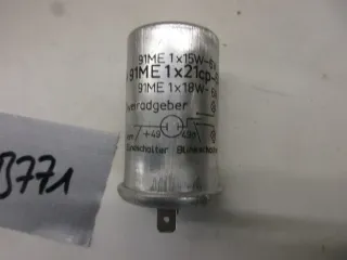B771 BMW Blinkerrelais Blinkgeber 91ME1 Relais 4NA001820 Hella 6V - Bild 2