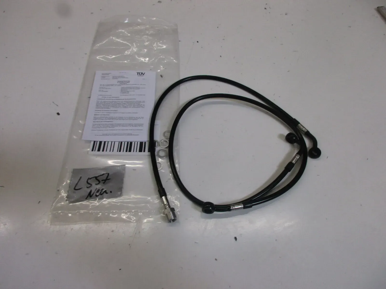 Bremsleitung Bremszug L557. Harley Davidson Softail Bremsseil vorne Bremssattel - Bild 1