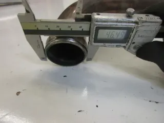 Auspuffkrümmer Krümmerrohr Auspuff 252. Harley Davidson Dyna Krümmer pipe - Bild 7