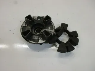 Kawasaki GPZ 500 R ZX 500 Kettenradträger mit Ruckdämpfer Antriebsgummi Kettenra - Bild 1
