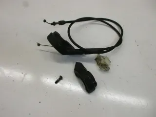 1. Kawasaki KLR 250 D KL Gaszugführung Gaszug Lenker Armatur Gasgriff bowdenzug - Bild 1