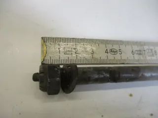 Honda CB 250 K 1 Bj.71 Schwingenachse 14 mm Achse axle swing arm Schmiernippel - Bild 3