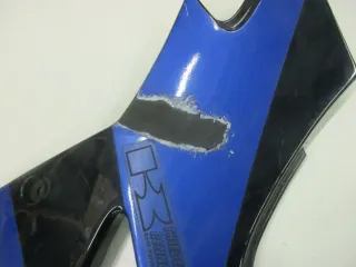 2. Kawasaki ZZR 600 ZX600D Verkleidung links Seitenverkleidung Sitzbank Seite - Bild 5