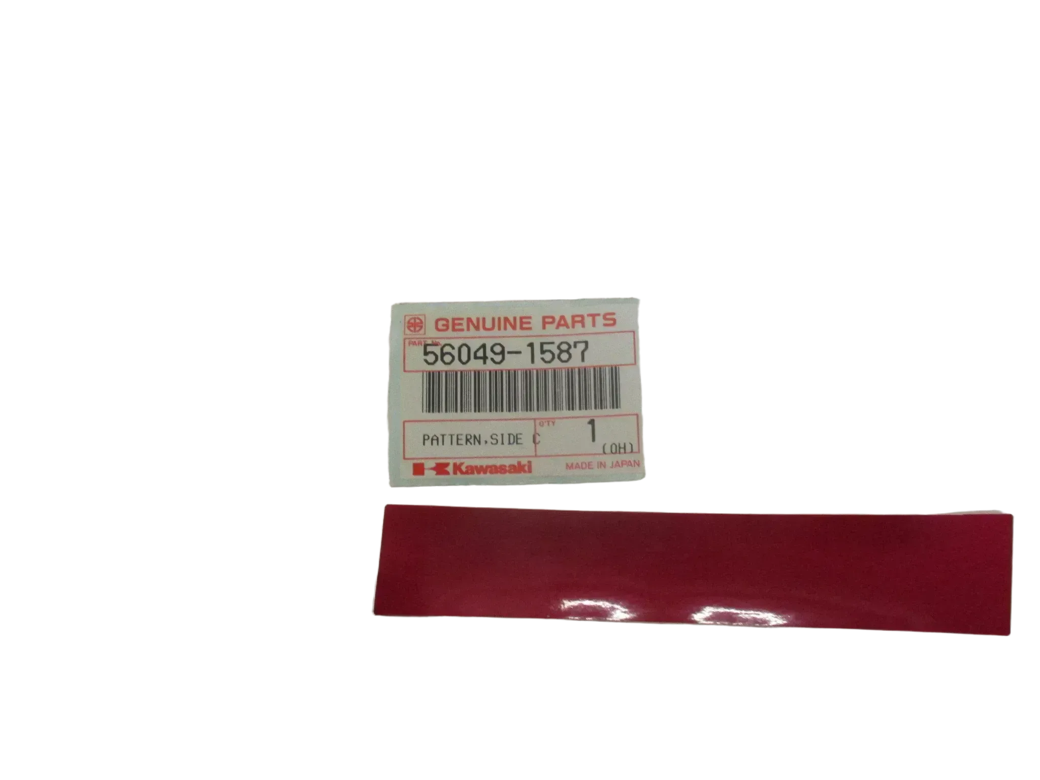 A1818 Emblem Kawasaki ZZ-R 600 ZX600 Aufkleber 56049-1587 Label - Bild 1