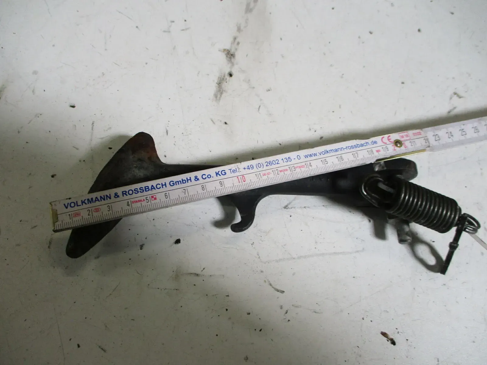 4. Honda Gl 1000 GL 2 Gold Wing Seitenständer mit Bolzen und Feder side columns - Bild 1