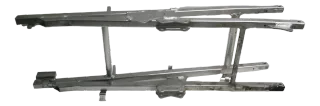 3. Honda CBR 600 F PC35 99-02 Heckrahmen Hilfsrahmen Sitzbankrahmen - Bild 4