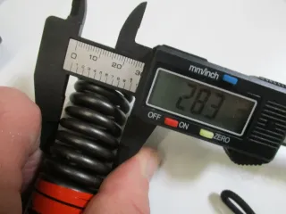 A953 Yamaha FZX 750 86-89 Gabelfeder W&P Gabel innen spring - Bild 6