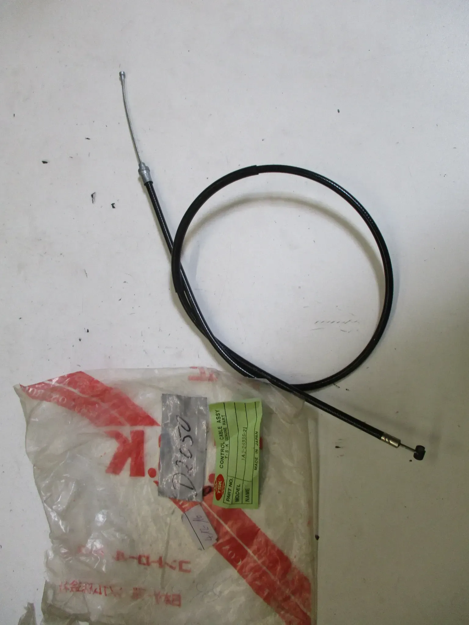 D2050 Yamaha RD 250_400 1A2 ET 1A2-26355-21 Kupplungszug Bowdenzug Kupplung clutch cable - Bild 1
