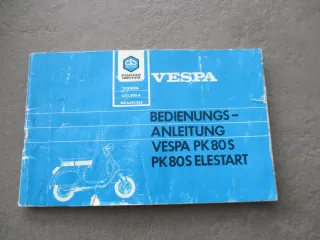 Vespa PK 80S_Elestart DIS 211020 Bedienungsanleitung Fahrerhandbuch Handbuch Bordbuch - Bild 1