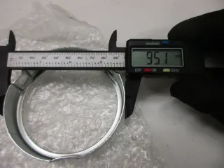 G584 Harley Davidson Halter Flansch Befestigungsschellen Auspuff Blenden - Bild 4